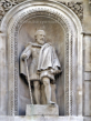Statue of Hugh Myddleton on the Royal Exchange